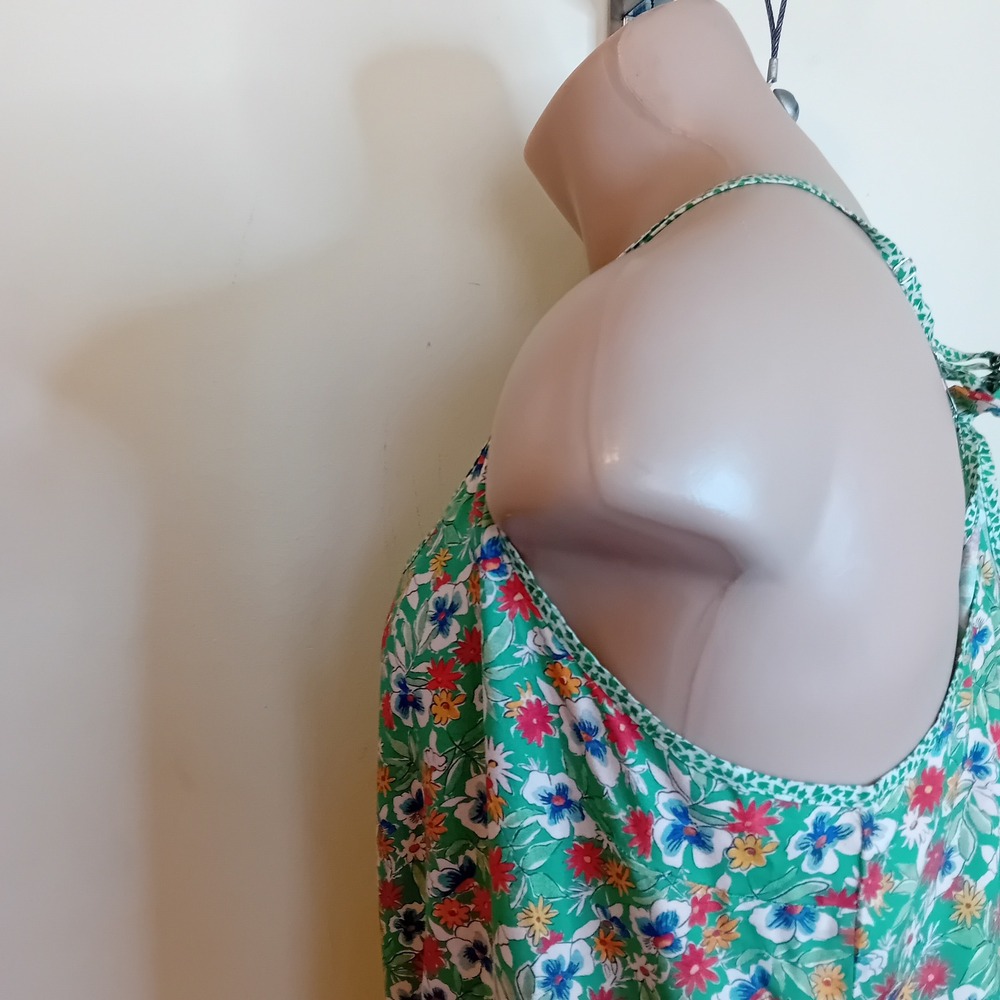 NWOT Plus Size Maison d'Hermine Floral Cottagecore Tank‎ Top Colorful Summer 26W - Picture 8 of 15